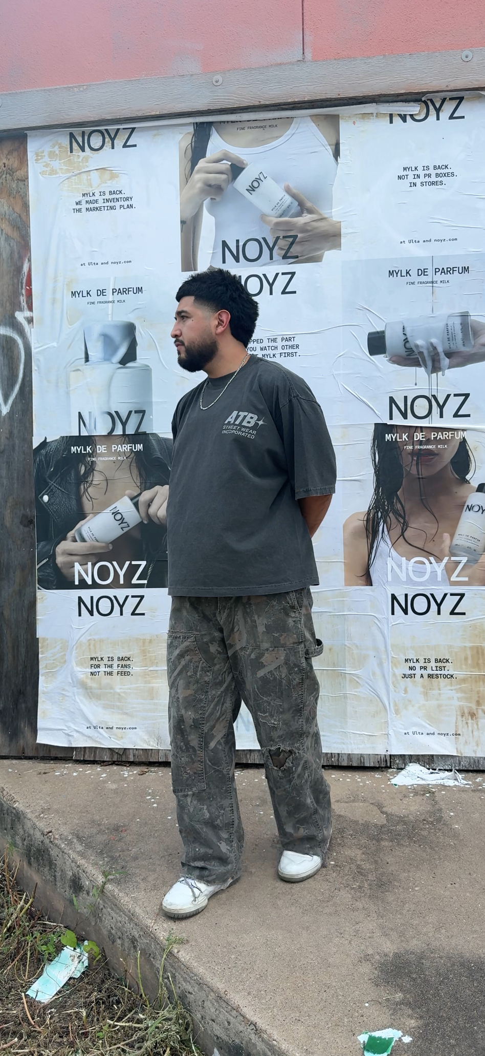 Grey Vintage Oversized Tee