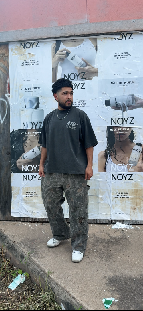 Grey Vintage Oversized Tee