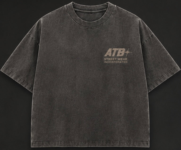 Charcoal Vintage Oversized Tee