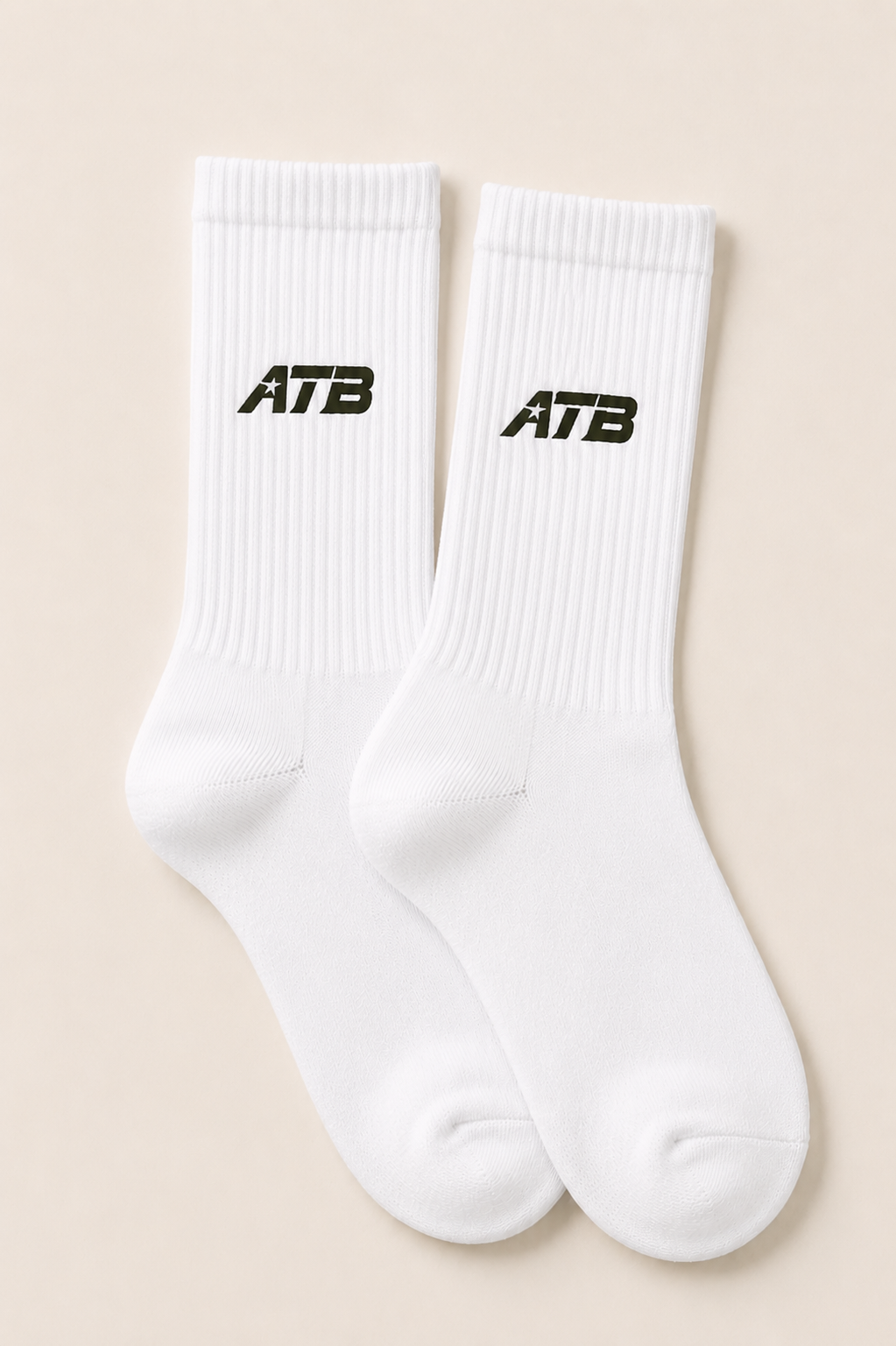 White ATB Long Socks