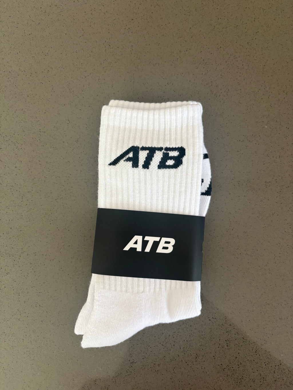 White ATB Socks