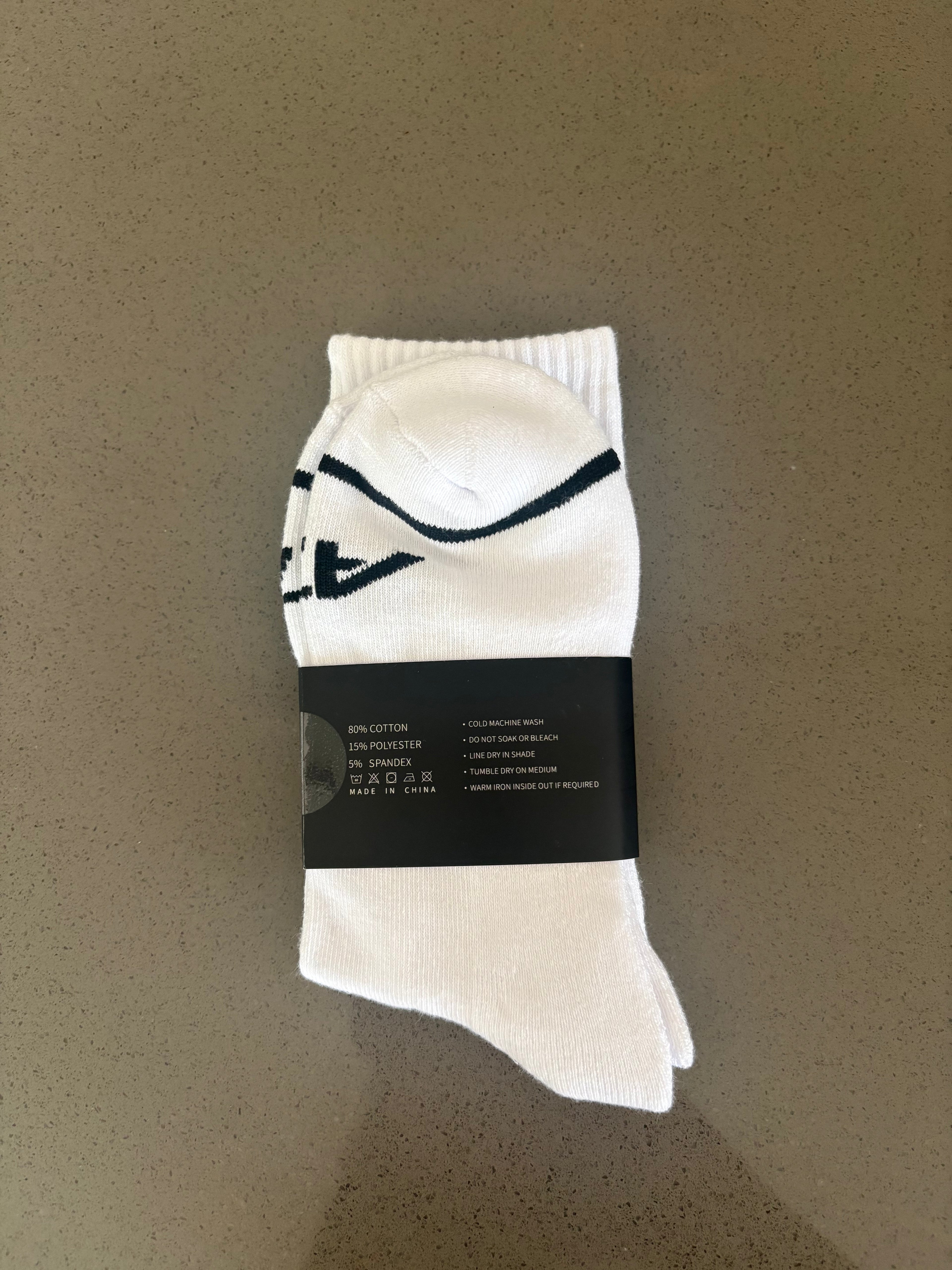 White ATB Socks